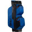 Ping Pioneer Monsoon 231 Waterproof Cart Bag - Black Blue Online now