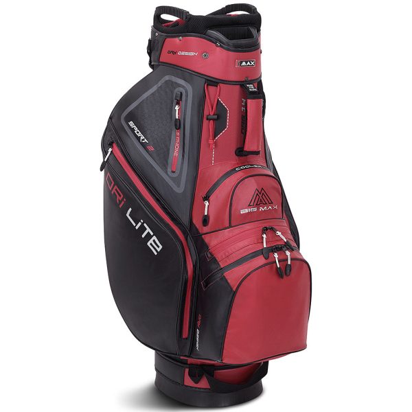 Big Max Dri Lite Sport 2 Cart Bag - Red Black Discount