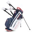 Big Max Aqua Hybrid 3 Stand Bag - Navy White Red Online