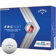 Callaway ERC Soft Triple Track 360 Fade Golf Ball - White - 12 Pack Fashion