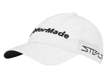 TaylorMade Stealth Tour LiteTech Cap - White Online Sale