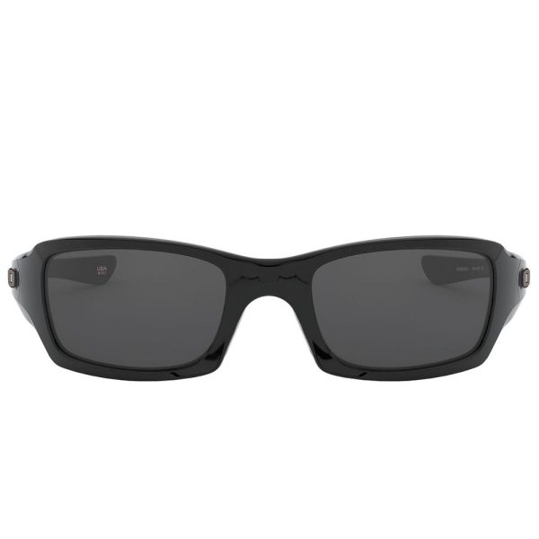 Oakley Fives Squared Sunglasses - Grey Lens - Polished Black Frame Supply