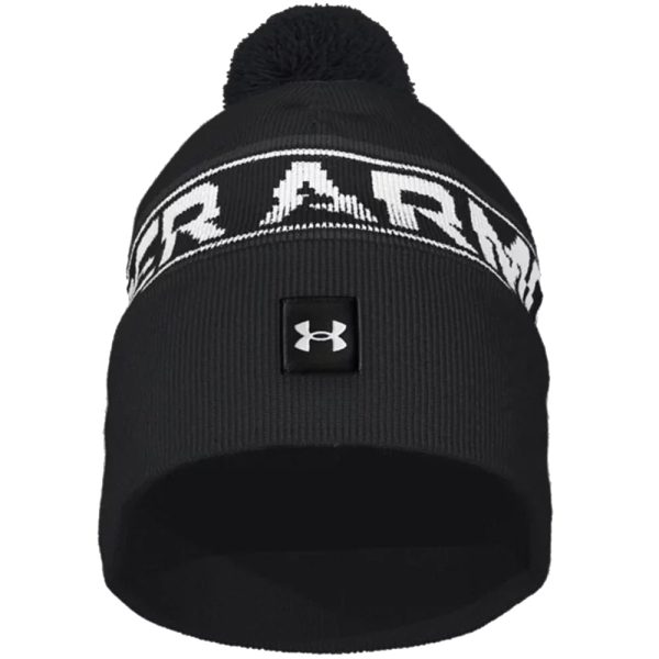 Under Armour Halftime Pom Beanie - Black Fashion