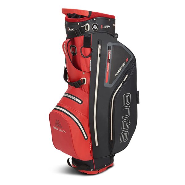 Big Max Aqua Hybrid 3 Stand Bag - Red Black For Cheap