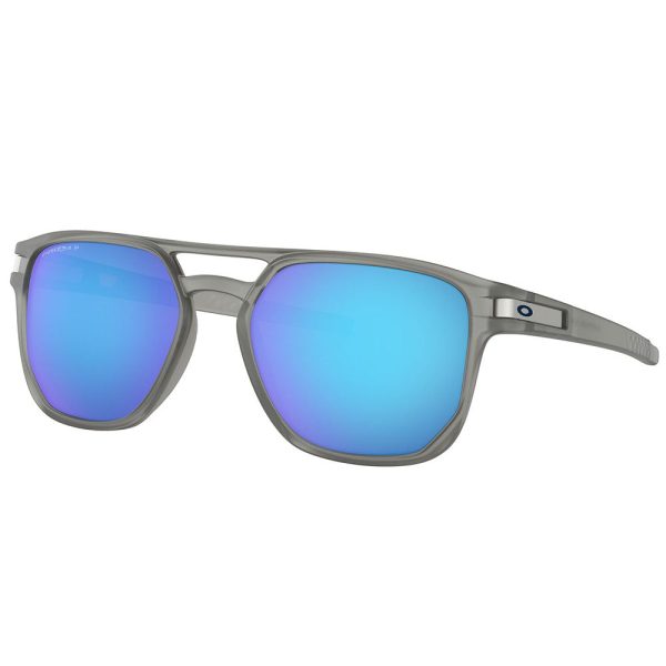 Oakley Latch Beta Sunglasses - Prizm Sapphire Polarized Lens - Matte Grey Ink Frame For Discount