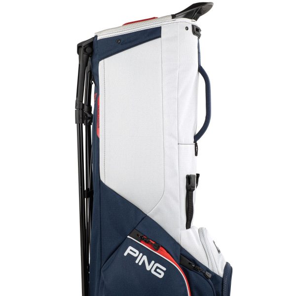 Ping Hoofer Lite Stand Bag - Navy Platinum Red For Cheap