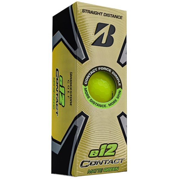 Bridgestone e12 Contact Golf Balls - Matte Green - 12 Pack Discount