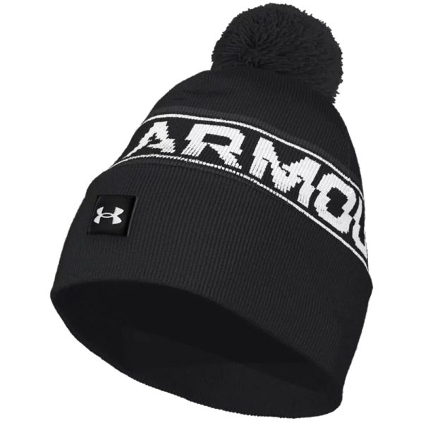 Under Armour Halftime Pom Beanie - Black Fashion