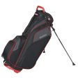 BagBoy Go Lite Hybrid Stand Golf Bag - Charcoal Black Red For Discount