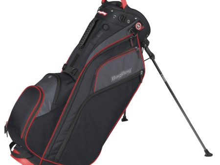 BagBoy Go Lite Hybrid Stand Golf Bag - Charcoal Black Red For Discount