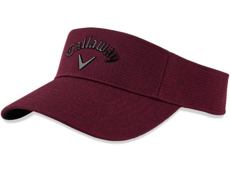 Callaway Liquid Metal Visor Cap - Red Heather Black Discount