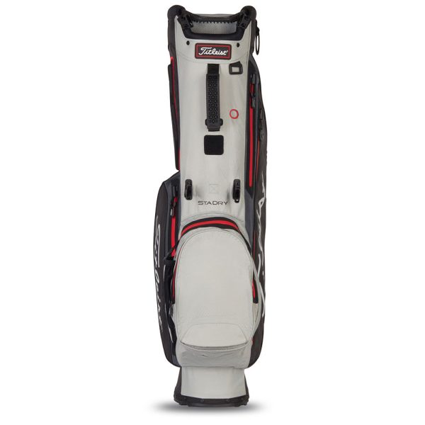 Titleist Player 4 StaDry Waterproof Stand Bag - Black Grey Red For Discount