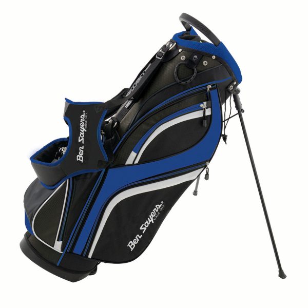 Ben Sayers Deluxe Stand Bag - Black Blue Online Hot Sale