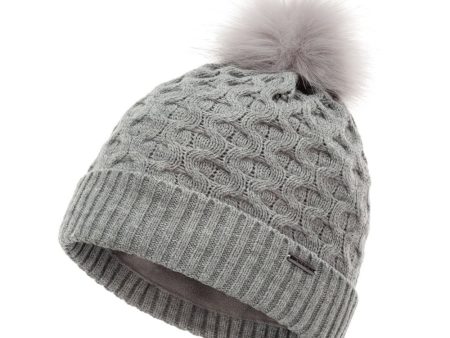 Ping Ladies Classic Knit Golf Hat - Grey Hot on Sale