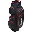 TaylorMade Storm-Dry Waterproof Cart Bag - Black Red Fashion