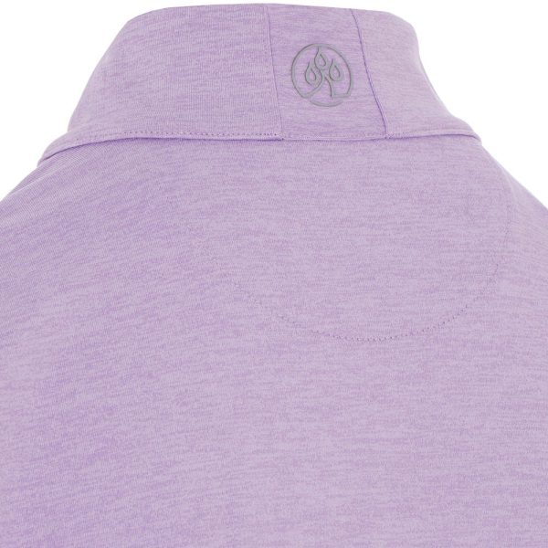 ProQuip Ladies Emma Melange 1 4 Zip Pullover - Digital Lavender Online now