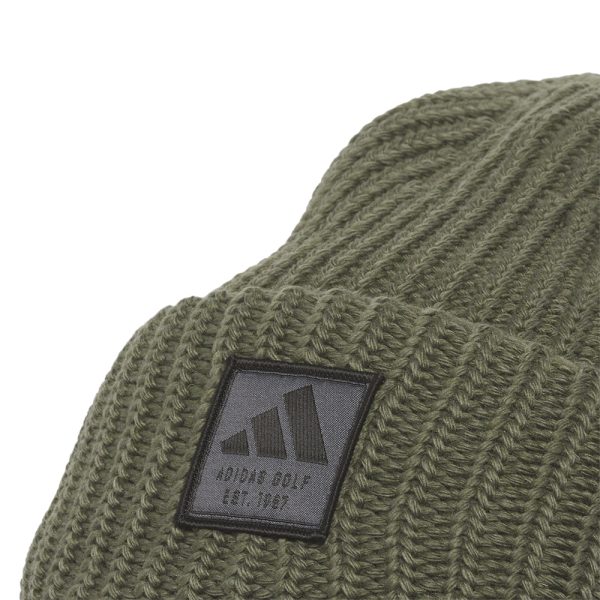 adidas Novelty Beanie - Olive Strata on Sale