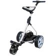 Ben Sayers Lithium Golf Trolley - White Blue Online Hot Sale