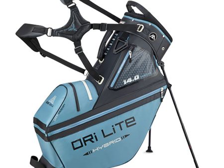 BIG MAX DRI-LITE Hybrid Tour Waterproof Stand Bag - Bluestone Black Online Sale