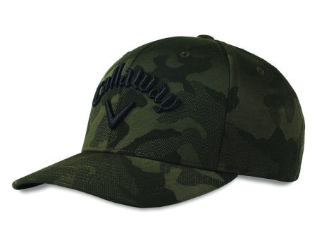 Callaway Camo Snapback Adjustable Cap - Green Sale