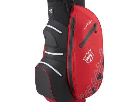 Wilson Dry Tech II Cart Bag - Red White Black on Sale