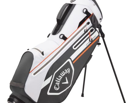 Callaway Chev Dry Waterproof Stand Bag - Charcoal White Orange For Discount