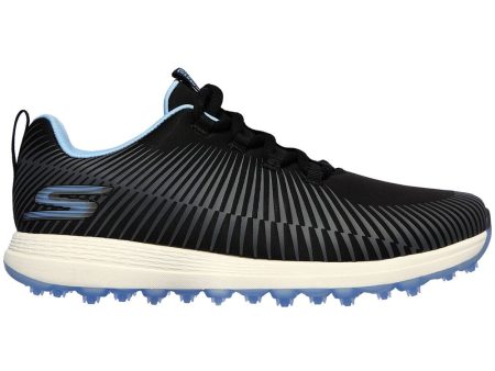 Skechers Go Golf Max Swing Ladies Spikeless Shoes - Black Blue Supply