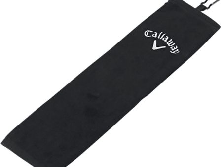 Callaway Tri-Fold Golf Towel - Black Online Hot Sale