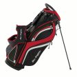 Ben Sayers Deluxe Stand Bag - Black Red Sale