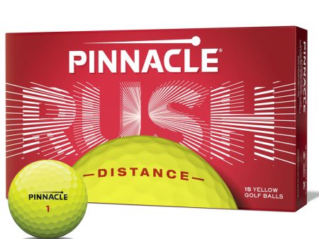 Pinnacle Rush Golf Balls - Yellow - 15 Pack For Cheap