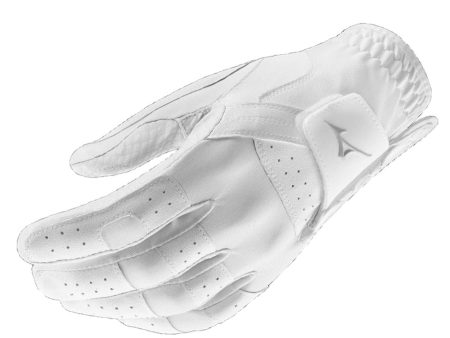 Mizuno Ladies Stretch Golf Gloves - White Fashion