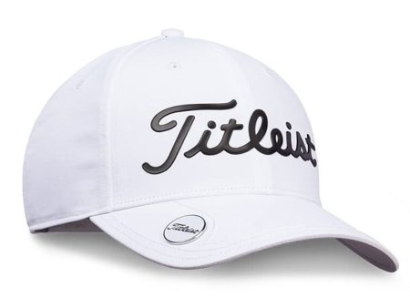 Titleist Performance Ball Marker Cap - White Black Hot on Sale