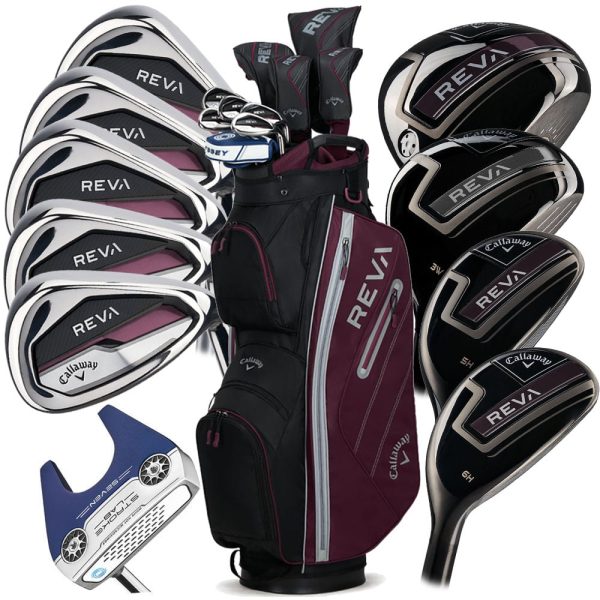 Callaway REVA Ladies 11-Piece Package Set - Eggplant RH 11-Piece For Discount