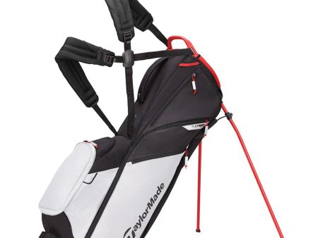 TaylorMade FlexTech Lite Stand Bag - Grey Cool Red Cheap