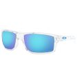 Oakley Gibston Sunglasses - Prizm Sapphire Lens - Polished Clear Frame Discount