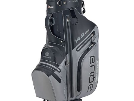 BIG MAX Aqua Sport 3 Waterproof Cart Bag - Black Grey Discount