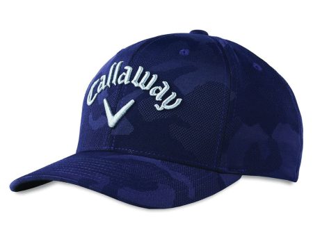 Callaway Camo Snapback Adjustable Cap - Navy Cheap