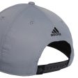 adidas 3 Stripe Tour Hat  - Grey Three Cheap