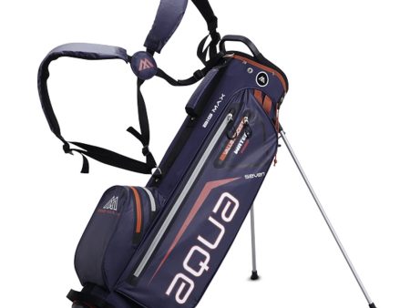 Big Max Aqua Seven Stand Bag - Steel Blue Rust Hot on Sale