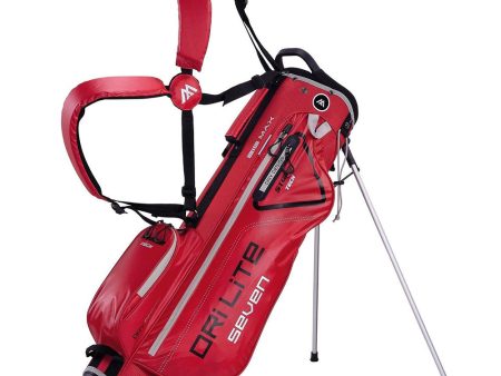 Big Max Dri-Lite 7 Stand Bag - Red Fashion