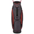 Titleist Cart 14 Lightweight Cart Bag - Graphite Island Red Black For Cheap