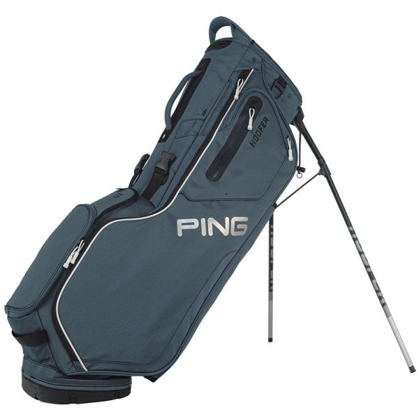 Ping Hoofer Stand Bag - Slate White Black For Sale