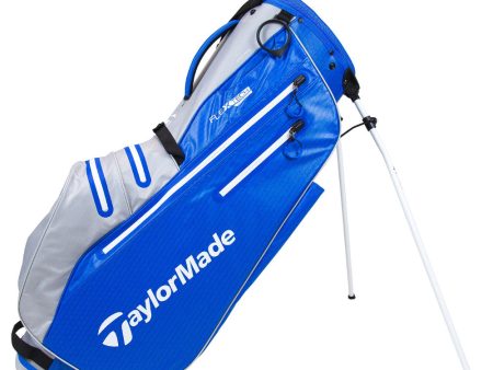 TaylorMade FlexTech Waterproof Stand Bag - Royal Silver For Sale