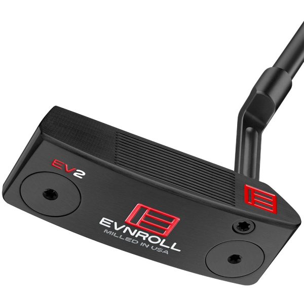 Evnroll EV2 Black Short Plumber MidBlade Putter - 355g Online Sale