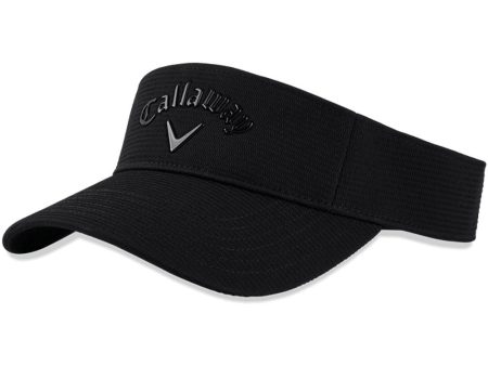 Callaway Liquid Metal Visor Cap - Black Black on Sale