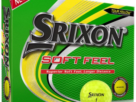 Srixon Soft Feel Golf Balls - Tour Yellow - 12 Pack Fashion