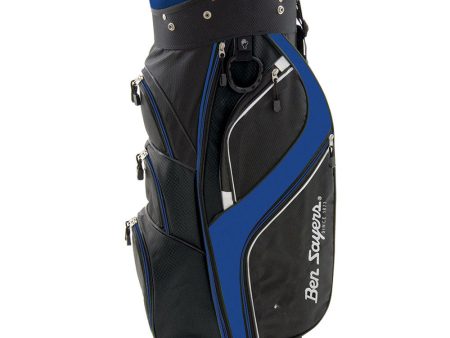 Ben Sayers Deluxe Cart Bag - Black Blue Online Hot Sale