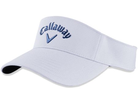 Callaway Liquid Metal Visor Cap - White Navy For Sale