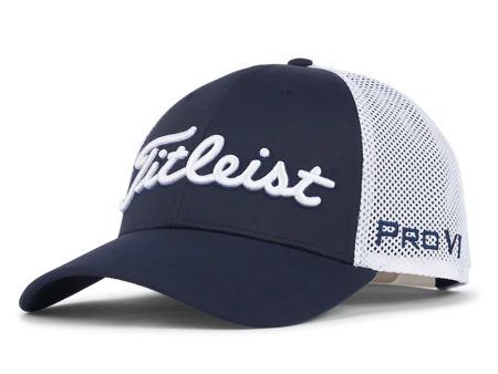 Titleist Tour Performance Mesh Cap - Navy White For Cheap