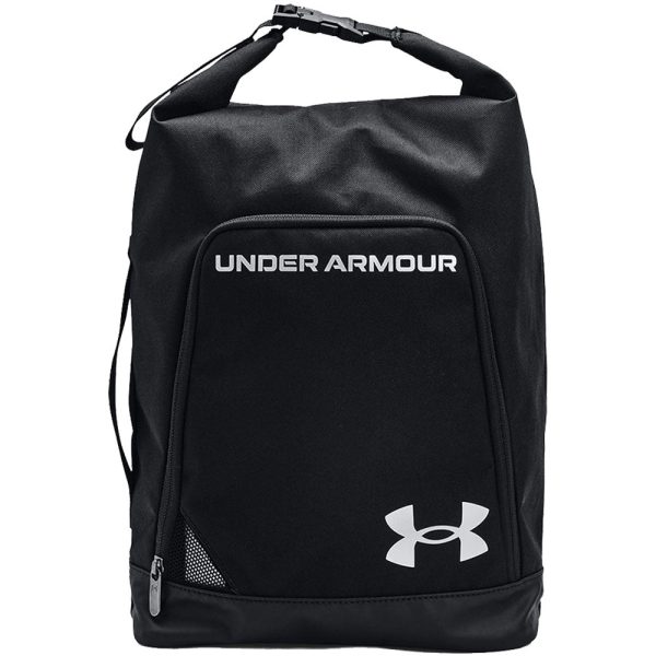 Under Armour Contain Shoe Bag - Black Black Metallic Silver Online